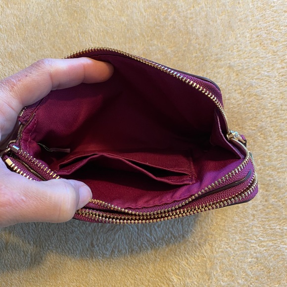 Coach Wristlet Double Zipper Wallet - Picture 3 of 4